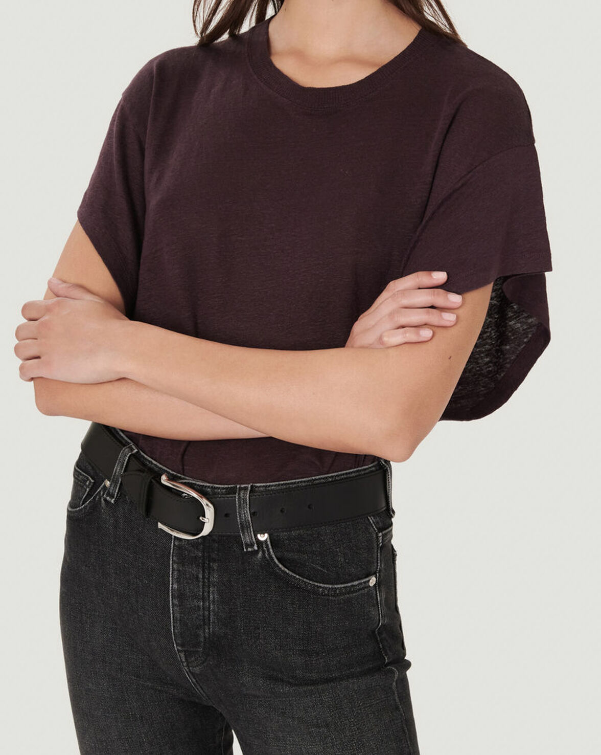 OSTER LINEN CREW NECK TANK TOP image number null
